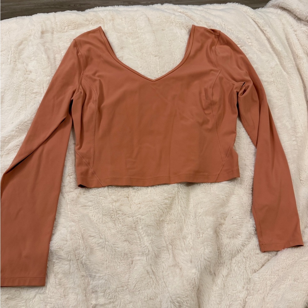 Lululemon align long sleeve size 12 color “pink Savannah”